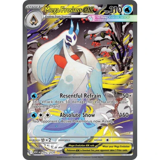 ME: Ascended Heroes - 275/217 - Mega Froslass ex