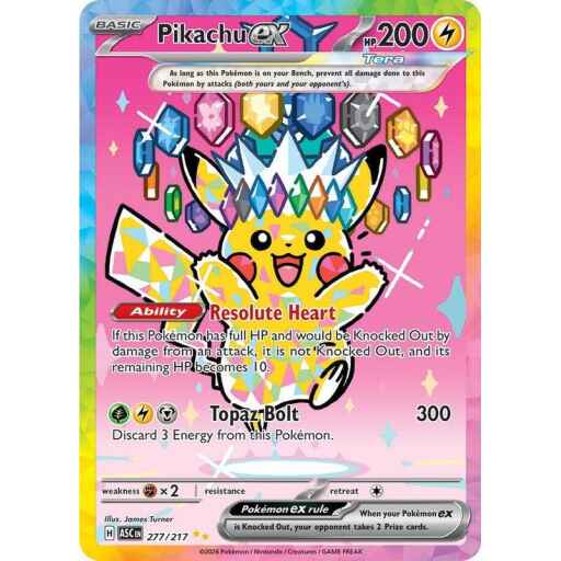 ME: Ascended Heroes - 277/217 - Pikachu ex