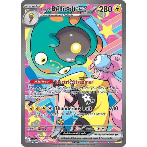 ME: Ascended Heroes - 279/217 - Iono's Bellibolt ex