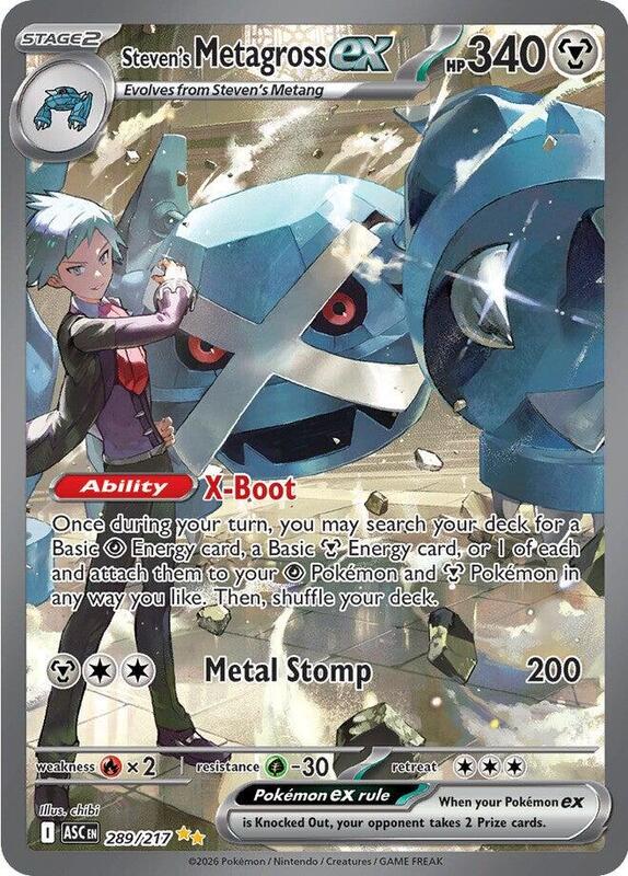 ME: Ascended Heroes - 289/217 - Steven's Metagross ex