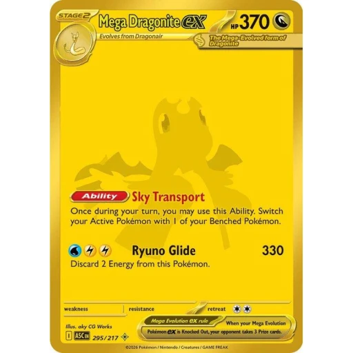 ME: Ascended Heroes - 295/217 - Mega Dragonite ex