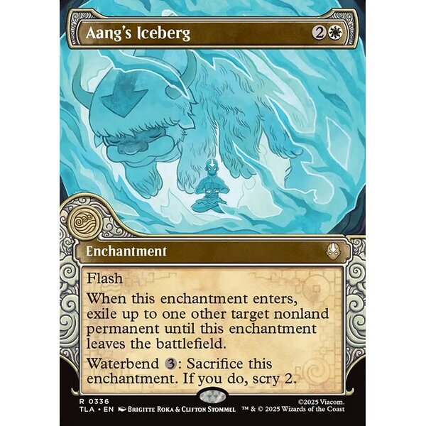 Avatar: The Last Airbender - 336 - Aang's Iceberg - Rare - W - Non-foil (Front)