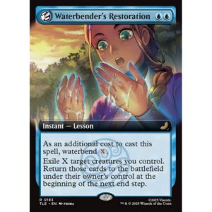 Avatar: The Last Airbender Eternal - 183 - Waterbender's Restoration - Rare - U - Foil (Front)