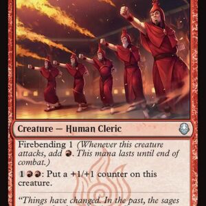 Avatar: The Last Airbender - 136 - Fire Sages - Uncommon - R - Foil (Front)