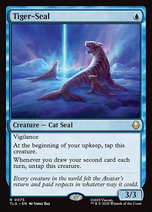 Avatar: The Last Airbender - 75 - Tiger-Seal - Rare - U - Non-foil (Front)