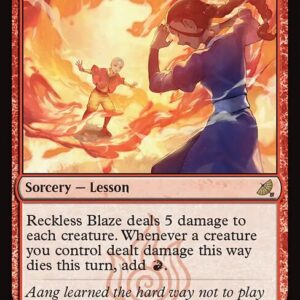 Avatar: The Last Airbender Eternal - 124 - Reckless Blaze - Rare - R - Non-foil (Front)