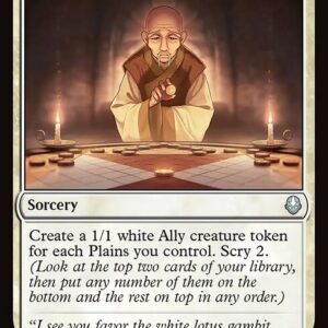 Avatar: The Last Airbender - 20 - Gather the White Lotus - Uncommon - W - Foil (Front)