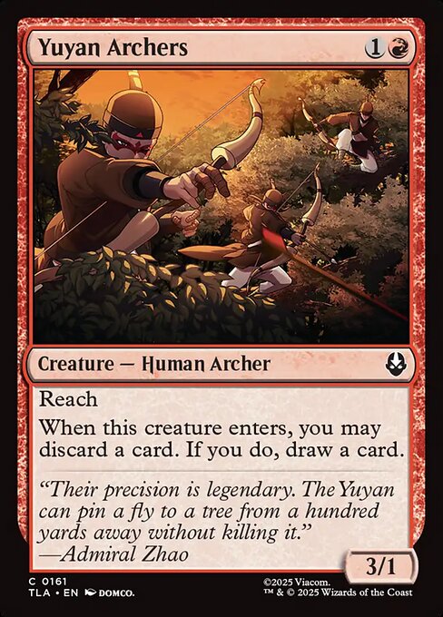Avatar: The Last Airbender - 161 - Yuyan Archers - Common - R - Foil (Front)