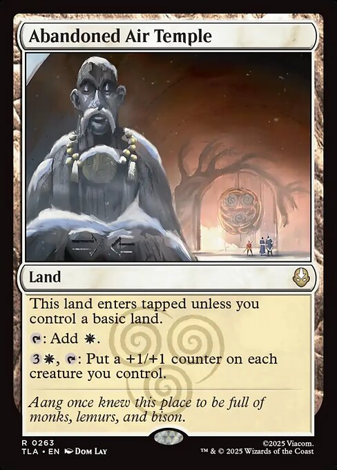 Avatar: The Last Airbender - 263 - Abandoned Air Temple - Rare - C - Non-foil (Front)