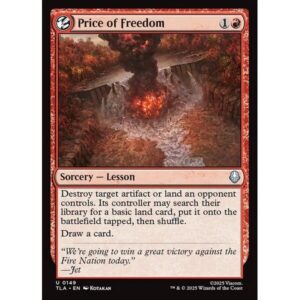 Avatar: The Last Airbender - 149 - Price of Freedom - Uncommon - R - Foil (Front)