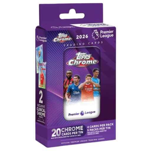 Topps Chrome Premier League 2026 Tin