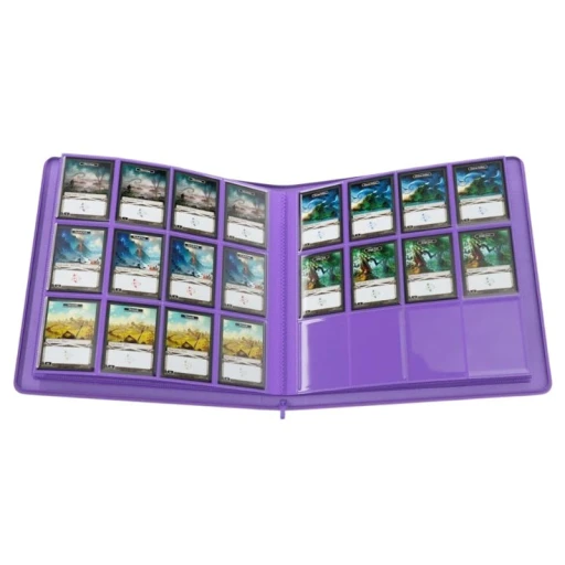Alternative view of Gamegenic - Zip-Up Album 24-Pocket Purple