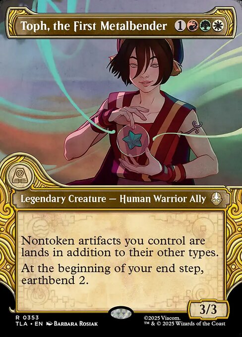 Avatar: The Last Airbender - 353 - Toph, the First Metalbender - Rare - Multi - Foil (Front)