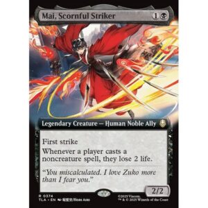 Avatar: The Last Airbender - 374 - Mai, Scornful Striker - Rare - B - Foil (Front)