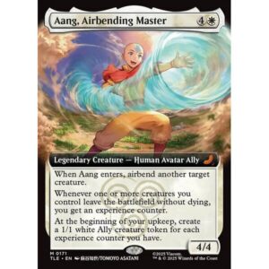 Avatar: The Last Airbender Eternal - 171 - Aang, Airbending Master - Mythic - W - Foil (Front)