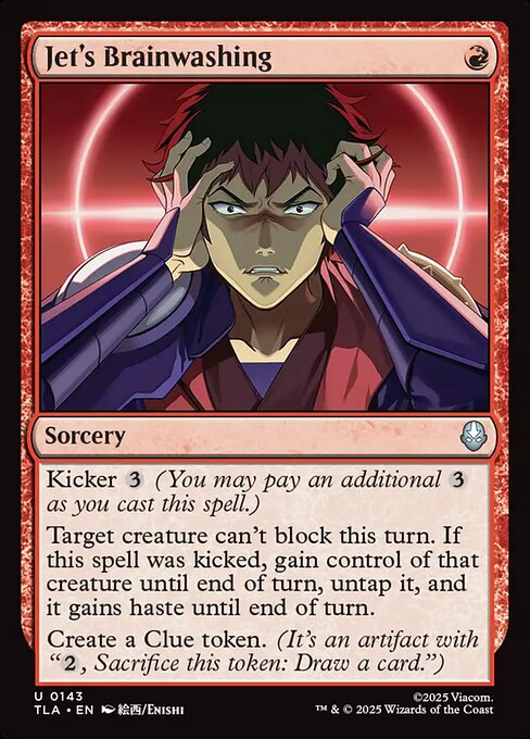Avatar: The Last Airbender - 143 - Jet's Brainwashing - Uncommon - R - Foil (Front)