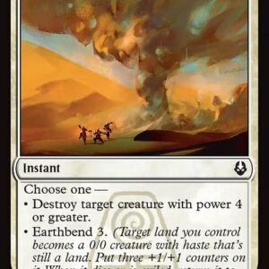Avatar: The Last Airbender - 34 - Sandbenders' Storm - Common - W - Foil (Front)