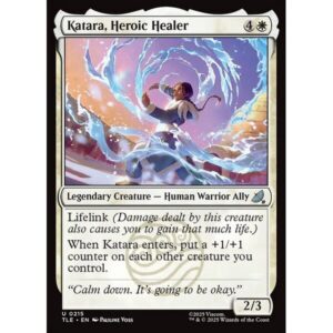 Avatar: The Last Airbender Eternal - 215 - Katara, Heroic Healer - Uncommon - W - Foil (Front)