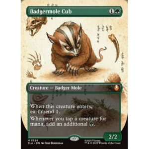Avatar: The Last Airbender - 326 - Badgermole Cub - Mythic - G - Foil (Front)