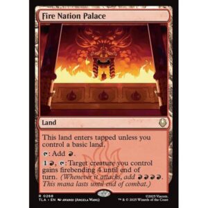 Avatar: The Last Airbender - 268 - Fire Nation Palace - Rare - C - Non-foil (Front)