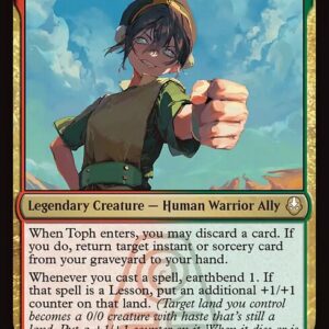 Avatar: The Last Airbender - 246 - Toph, Hardheaded Teacher - Rare - RG - Foil (Front)