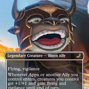 Avatar: The Last Airbender Eternal - 62 - Appa, the Vigilant - Rare - W - Foil (Front)