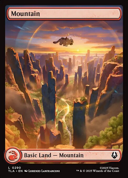 Avatar: The Last Airbender - 290 - Mountain - Common - C - Non-foil (Front)