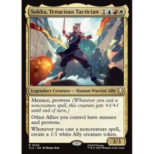 Avatar: The Last Airbender - 242 - Sokka, Tenacious Tactician - Rare - Multi - Non-foil (Front)