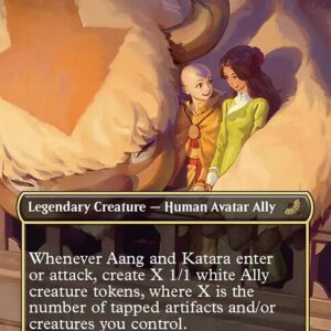 Avatar: The Last Airbender Eternal - 69 - Aang and Katara - Rare - Multi - Foil (Front)