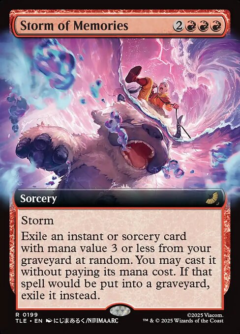 Avatar: The Last Airbender Eternal - 199 - Storm of Memories - Rare - R - Foil (Front)