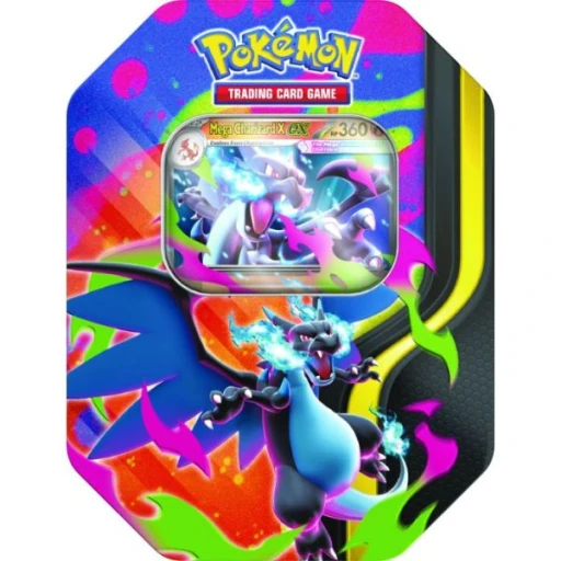 Pokemon Mega Charizard X ex Tin