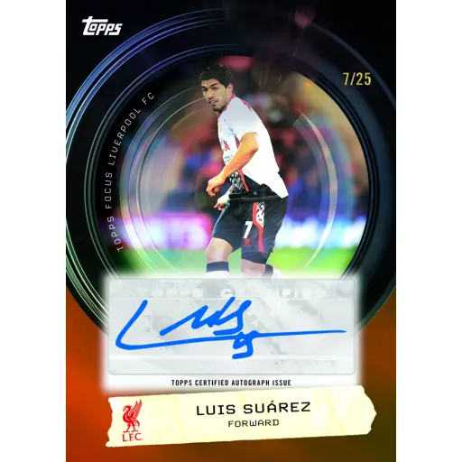 Alternative view of 2025-26 Topps Focus Liverpool FC