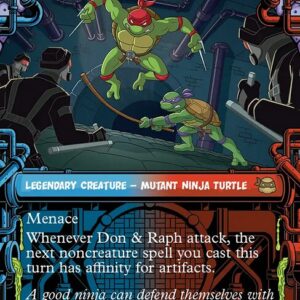 Teenage Mutant Ninja Turtles - 243 - Don & Raph, Hard Science - Rare - UR - Non-foil (Front)