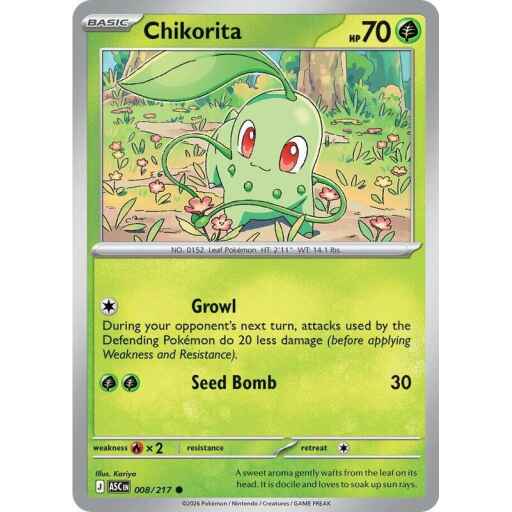 ME: Ascended Heroes - 008/217 - Chikorita
