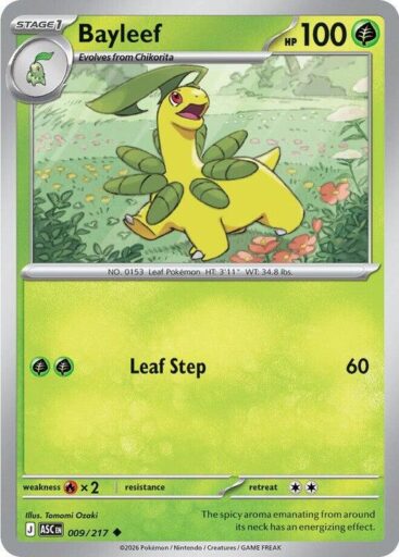 ME: Ascended Heroes - 009/217 - Bayleef