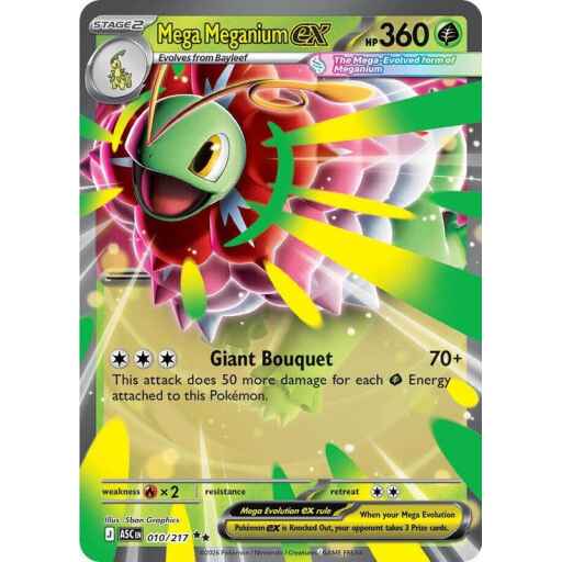 ME: Ascended Heroes - 010/217 - Mega Meganium ex