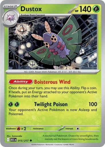 ME: Ascended Heroes - 015/217 - Dustox