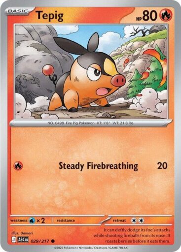 ME: Ascended Heroes - 029/217 - Tepig