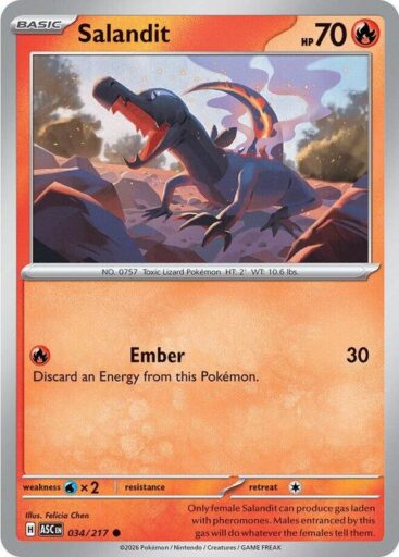 ME: Ascended Heroes - 034/217 - Salandit