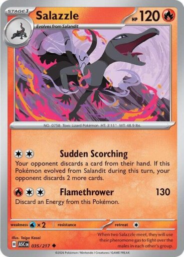 ME: Ascended Heroes - 035/217 - Salazzle
