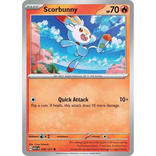 ME: Ascended Heroes - 036/217 - Scorbunny