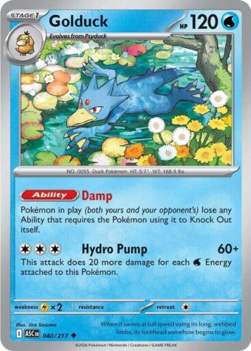 ME: Ascended Heroes - 040/217 - Golduck