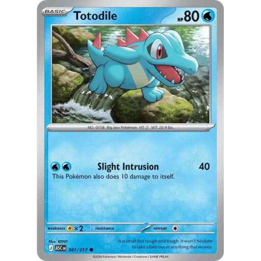 ME: Ascended Heroes - 041/217 - Totodile