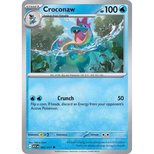 ME: Ascended Heroes - 042/217 - Croconaw