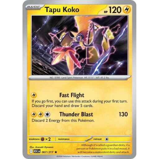 ME: Ascended Heroes - 067/217 - Tapu Koko