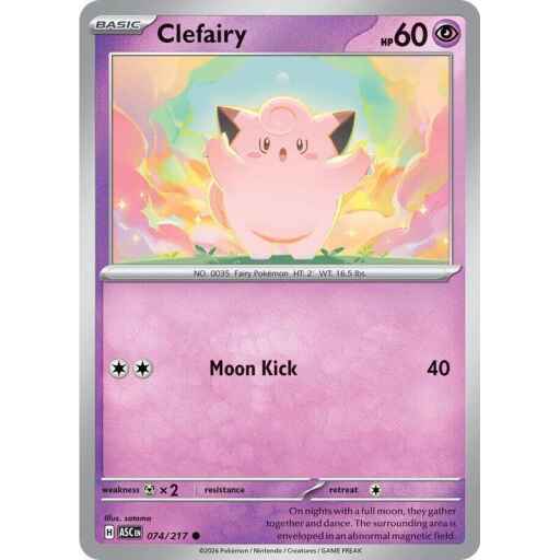 ME: Ascended Heroes - 074/217 - Clefairy