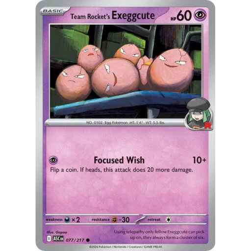 ME: Ascended Heroes - 077/217 - Team Rocket's exeggcute