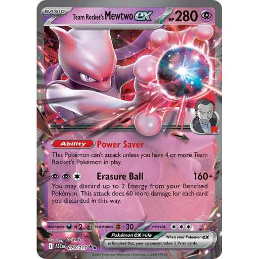 ME: Ascended Heroes - 079/217 - Team Rocket's Mewtwo ex