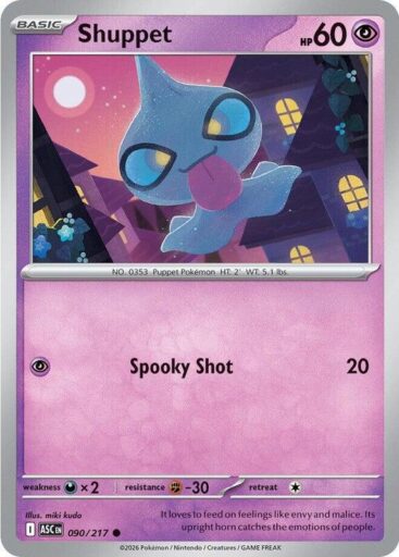 ME: Ascended Heroes - 090/217 - Shuppet
