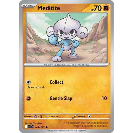 ME: Ascended Heroes - 103/217 - Meditite